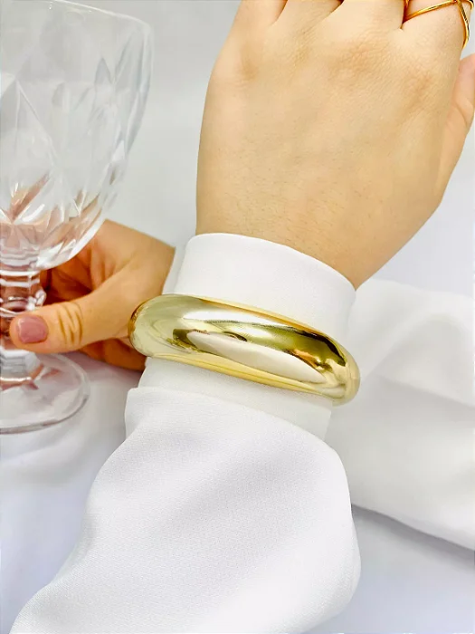 Bracelete Dourado Bold