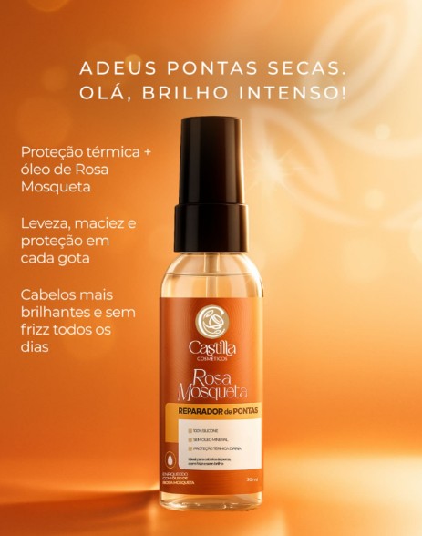 Reparador De Pontas Rosa Mosqueta