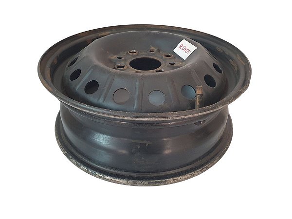 Roda Ferro Uno Fiorino 2001 A 2012 Aro 13 4X098 Tala 4,5 Preta Original