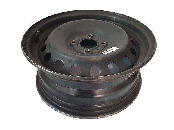 Roda Ferro Sandero Logan 2007 A 2019 Aro 15 4X100 Tala 6 Preta Original