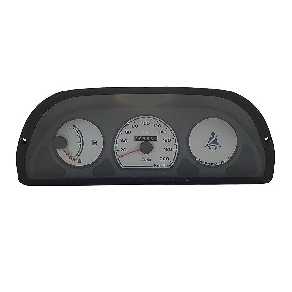 Painel Instrumentos Uno Mille Fire 1999 A 2005 200Km Fundo Branco Original