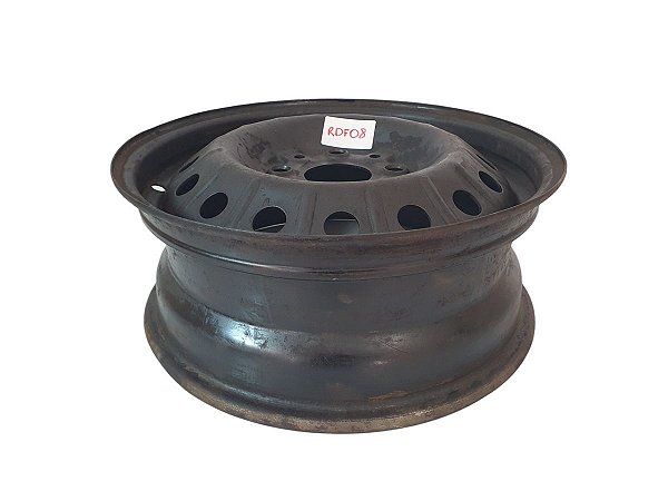 Roda Ferro Uno Fiorino 2001 A 2013 Aro 13 4X098 Tala 5 Preta Original