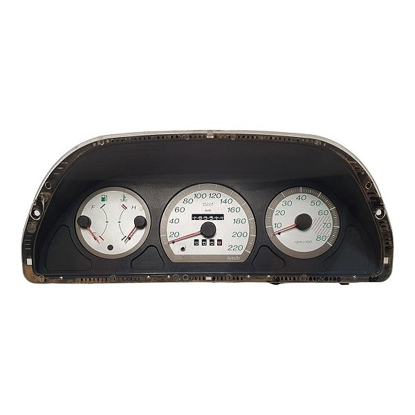 Painel Instrumentos Palio Weekend Strada 1.6 1997 A 2000 (Fundo Branco) 220Km 8000Rpm Original