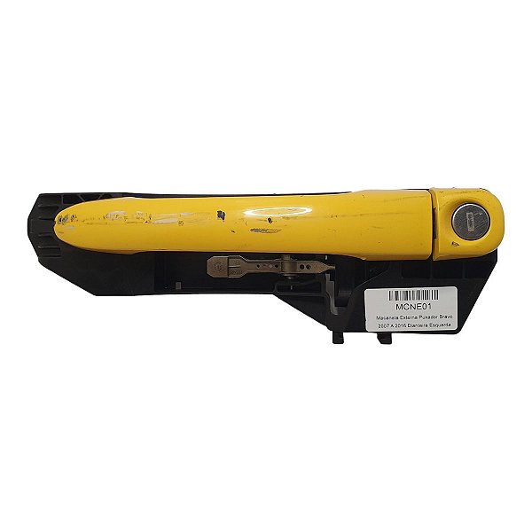 Macaneta Externa Puxador Bravo 2007 A 2016 Dianteira Esquerda Amarelo Metal 242567 Original