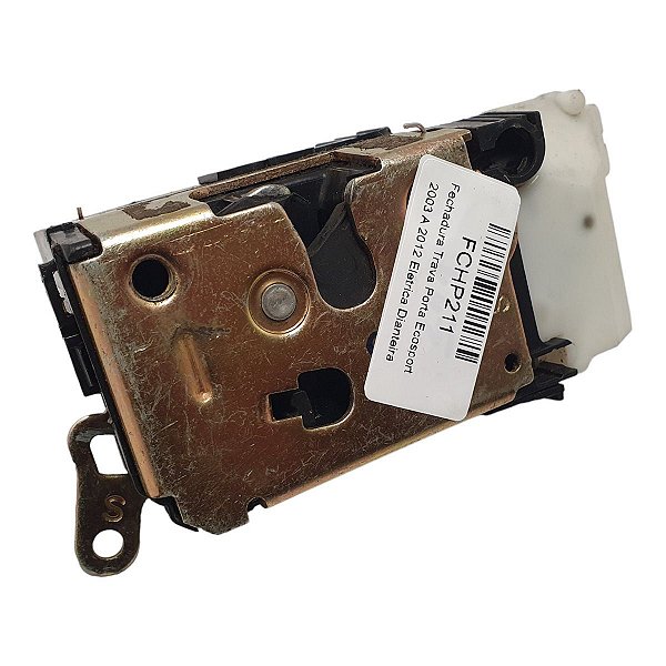 Fechadura Trava Porta Ecosport 2003 A 2012 Eletrica Dianteira Esquerda 2 Pinos Original