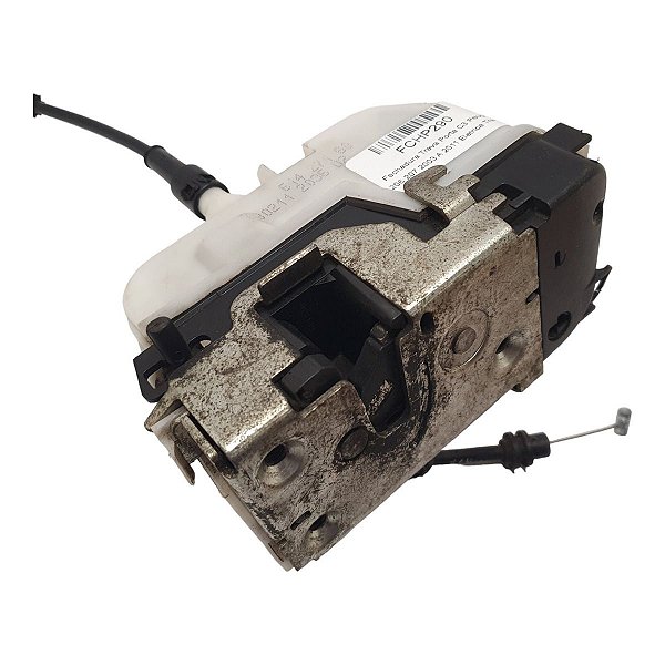 Fechadura Trava Porta C3 Peugeot 206 207 2003 A 2011 Eletrica Traseira Direita 4 Pinos 61427180 Original