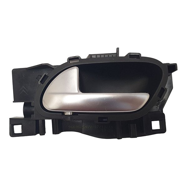 Macaneta Interna Puxador C4 Lounge Peugeot 208 2008 2013 A 2022 Dianteira E Traseira Esquerda Cromado Plastico 96605254V
