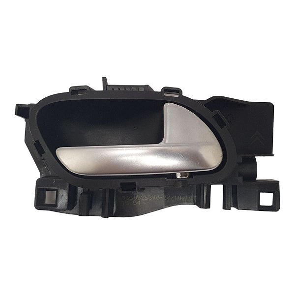 Macaneta Interna Puxador C4 Lounge Peugeot 208 2008 2013 A 2022 Dianteira E Traseira Direita Cromado Plastico 96605253Vv