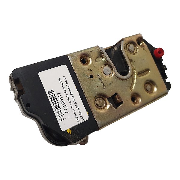 Fechadura Trava Porta Peugeot 206 207 Sw 2005 A 2013 Eletrica Traseira Esquerda 4 Pinos Original