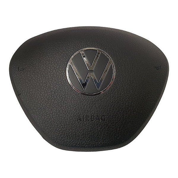 Bolsa Airbag Volante Motorista Golf Jetta Polo T-Cross Virtus Up Passat 2015 a 2024 Preto 2G5880201M Original