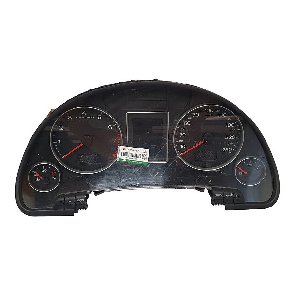 Painel Instrumentos Audi A4 2005 A 2009 (Display Queimado) 260Km 7000Rpm Original