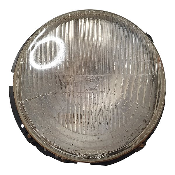 Farol Dianteiro Kombi Fusca 1971 a 2013 (Interno Enferrujado) Mascara Cromada Orgus Paralelo