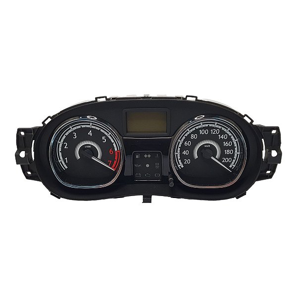Painel Instrumentos Logan Sandero 2007 A 2013 Cromado (Sem Lente) 200Km 7000Rpm Magneti Marelli 248106934R Original
