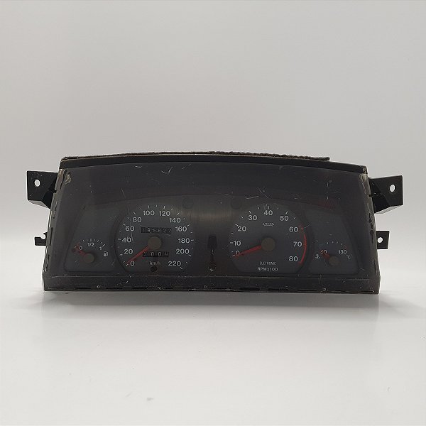 Painel Instrumentos Tempra 1996 A 1998 220Km Fundo Cinza (Suporte Esquerdo Quebrado) Com Conta Giro Original