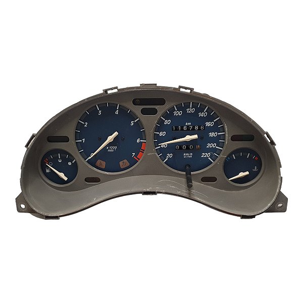 Painel Instrumentos Corsa 1995 A 2000 1.6 Cinza E Azul (Sem Lente) 220Km 7000Rpm Original