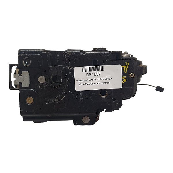 Fechadura Trava Porta Polo 2002 A 2014 (Pino Quebrado) Eletrica Traseira Direita 6 Pinos Original