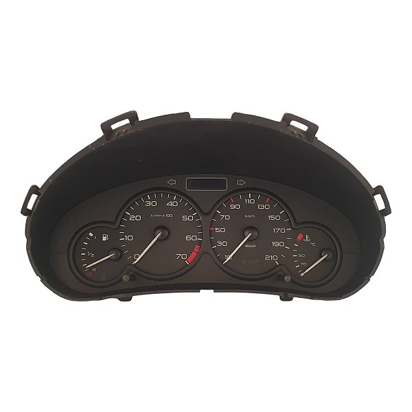 Painel Instrumentos Peugeot 206 207 2001 A 2008 (Sem Lente) 210Km 7000Rpm 9659728980 Original