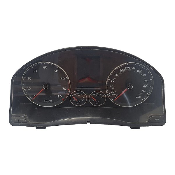 Painel Instrumentos Jetta Bora 2005 A 2010 (Sup.Inf.Quebrados) 260Km 8000Rpm 1K0920874J Original