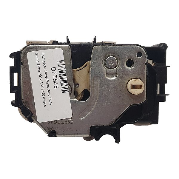 Fechadura Trava Porta Novo Palio Grand Siena 2012 A 2017 (Carcaça Quebrado) Eletrica Traseira Esquerda 4 Pinos Original