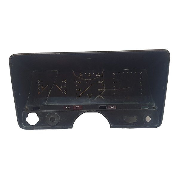 Painel Instrumentos Opala Caravan 1989 A 1992 (Lente Rachada) 180Km Original