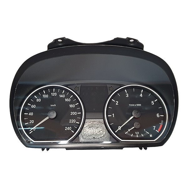 Painel Instrumentos Bmw Serie 1 2006 A 2010 (Display Estragado) 240Km 7000Rpm Original