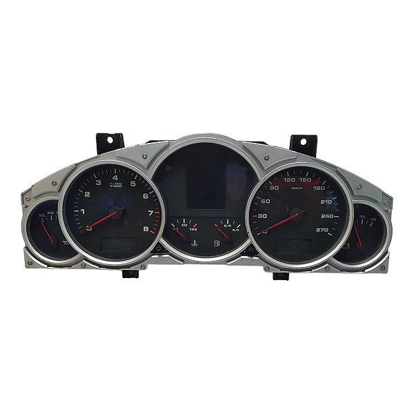 Painel Instrumentos Cayenne 2007 A 2014 (Display Inf.Queimado) 270Km 8000Rpm Original