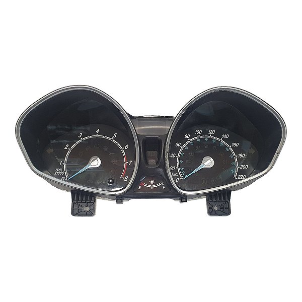 Painel Instrumentos New Fiesta 2011 A 2018 (Moldura Quebrada) 220Km 8000Rpm Original