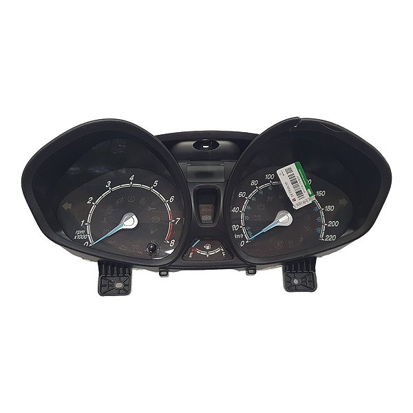 Painel Instrumentos New Fiesta 2011 A 2018 (Moldura Quebrada) 220Km 8000Rpm Fomoco Original