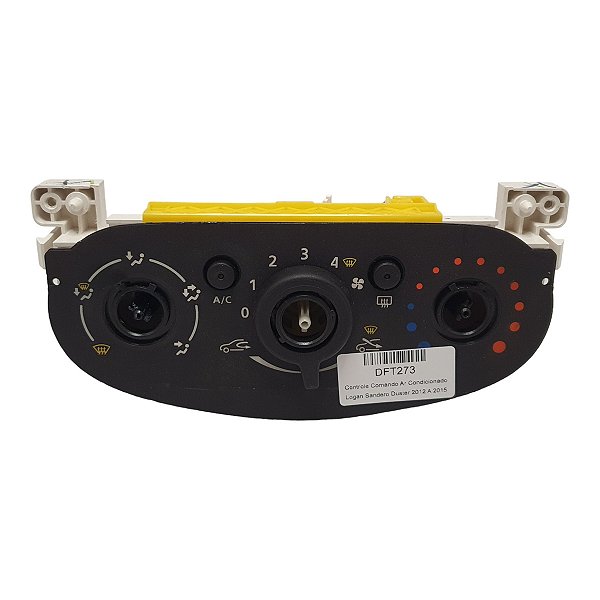 Controle Comando Ar Condicionado Logan Sandero Duster 2012 A 2015 Desembaçador (Sem Botoes) Original