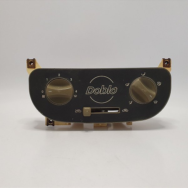 Controle Comando Ar Quente Doblo 2001 A 2022 (Manopla Traseira Furada) Original