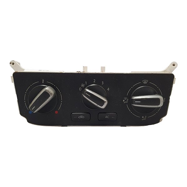 Controle Comando Ar Condicionado Gol Saveiro Voyage G6 2013 A 2016 Mod. Botão Cinza (Hastes Fixacao Quebradas) Original