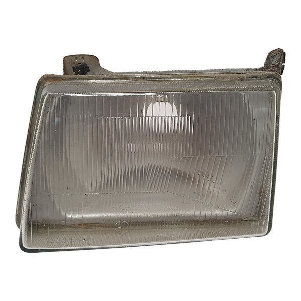 Farol Dianteiro Escort 1983 A 1986 Esquerdo Mascara Cromada Paralelo