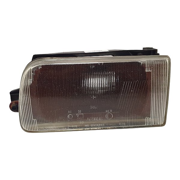 Farol Dianteiro Gol Saveiro Parati Quadrado 1991 A 1995 (Foco Sem Cromo) Esquerdo Mascara Cromada Arteb