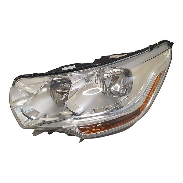 Farol Dianteiro C4 Lounge 2013 A 2017 (Garra Quebrada) Esquerdo Mascara Cromada Original