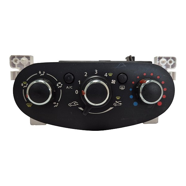 Controle Comando Ar Condicionado Logan Sandero Duster 2013 A 2020 (Indicador Vermelho) Original