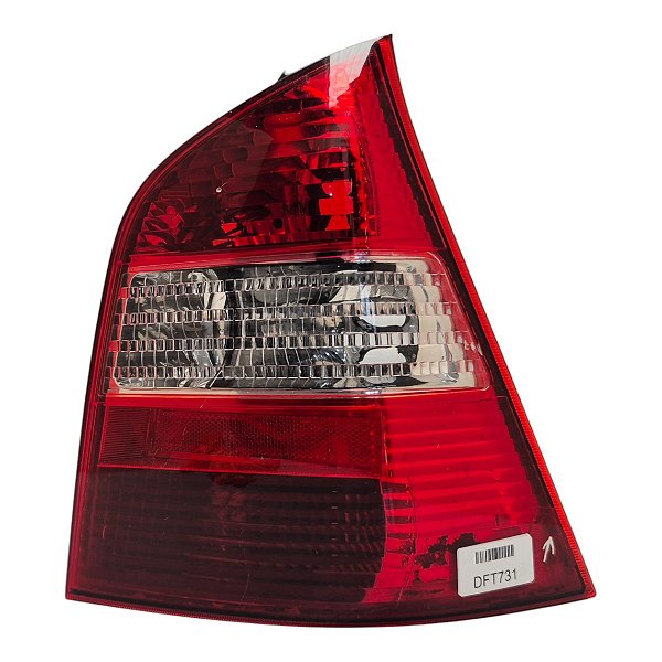 Lanterna Traseira Livina 2008 A 2014 (Lente Trincada) Direita Cristal Original