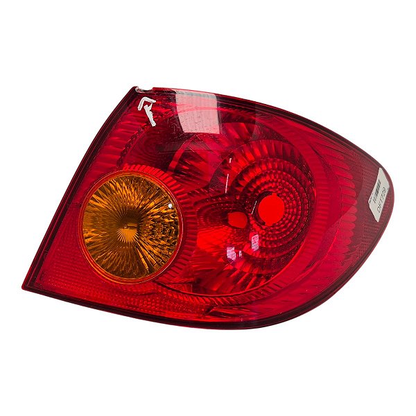 Lanterna Traseira Corolla 2003 A 2008 (Quina Quebrada) Direita Pisca Amarelo Original