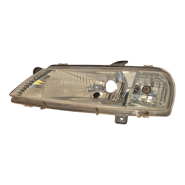 Farol Dianteiro Celta 2001 A 2005 Direito Mascara Cromada Foco Simples Original