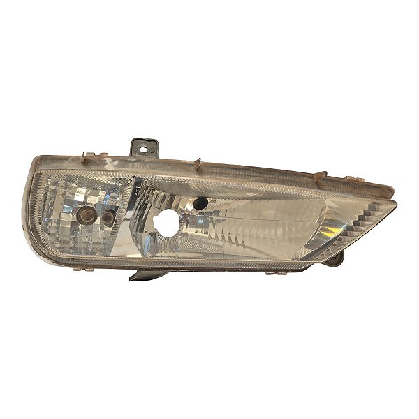 Farol Dianteiro Celta 2001 A 2005 Esquerdo Mascara Cromada Foco Simples Original