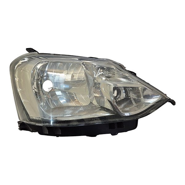 Farol Dianteiro Etios 2012 A 2018 (Lente Craquelada/Quebrado Carcaça) Direito Mascara Cromada Foco Duplo 7811100D44100 O