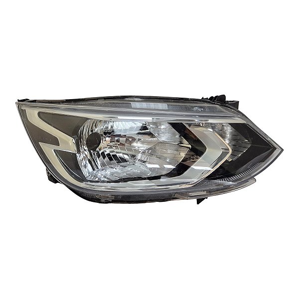 Farol Dianteiro Onix 2020 A 2025 (Suporte Quebrado) Sem Led Direito Mascara Cromada Aro Preto Foco Duplo 26406895 Origin