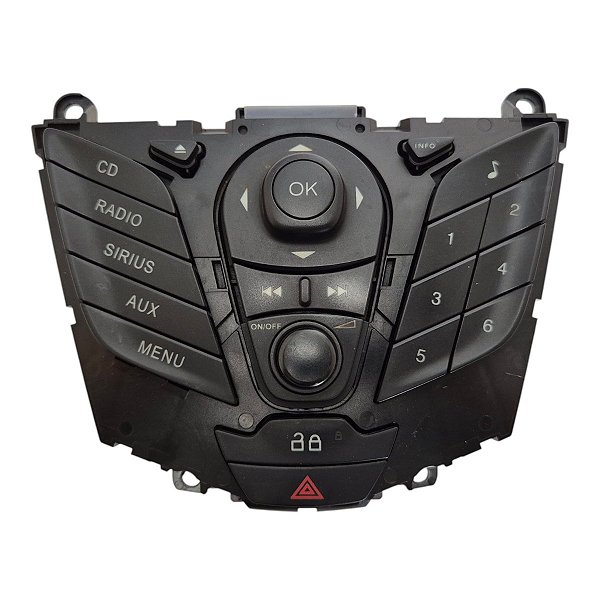 Radio Som (Comando) New Fiesta Mexicano 2011 A 2014 Preto Aebt18K811Ab Original