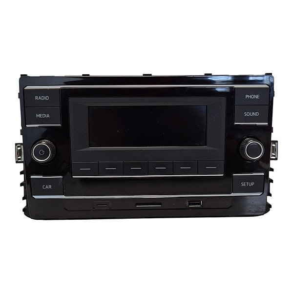 Radio Som Polo Virtus T-Cross 2018 A 2022 Preto 5G0035150C Original