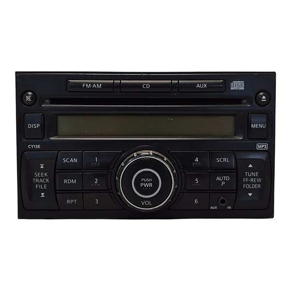 Radio Som Livina Tiida Frontier 2008 A 2016 Preto 28185Jt30A Original