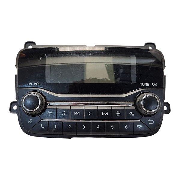 Radio Som Ford Ka 2014 A 2021 Preto J7Bt18D815Fj Original