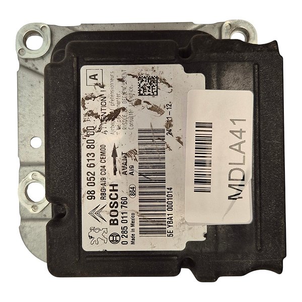 Modulo Central Airbag Peugeot 208 2013 A 2019 980526138000 Original