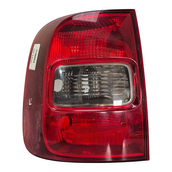 Lanterna Traseira Saveiro G5 G6 2009 A 2016 (Lente Raxada) Esquerda Cristal Original