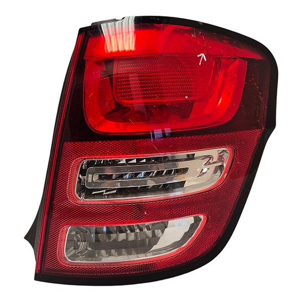 Lanterna Traseira C3 2013 A 2019 (Lente Rachada) Direita Cristal Original