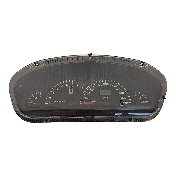 Painel Instrumentos Marea Brava 1998 A 2008 (Display Queimado) 240Km 8000Rpm 3 Tomadas Original