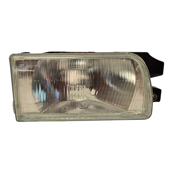 Farol Dianteiro Gol Saveiro Voyage Quadrado 1991 A 1995 Direito Mascara Cromada Paralelo